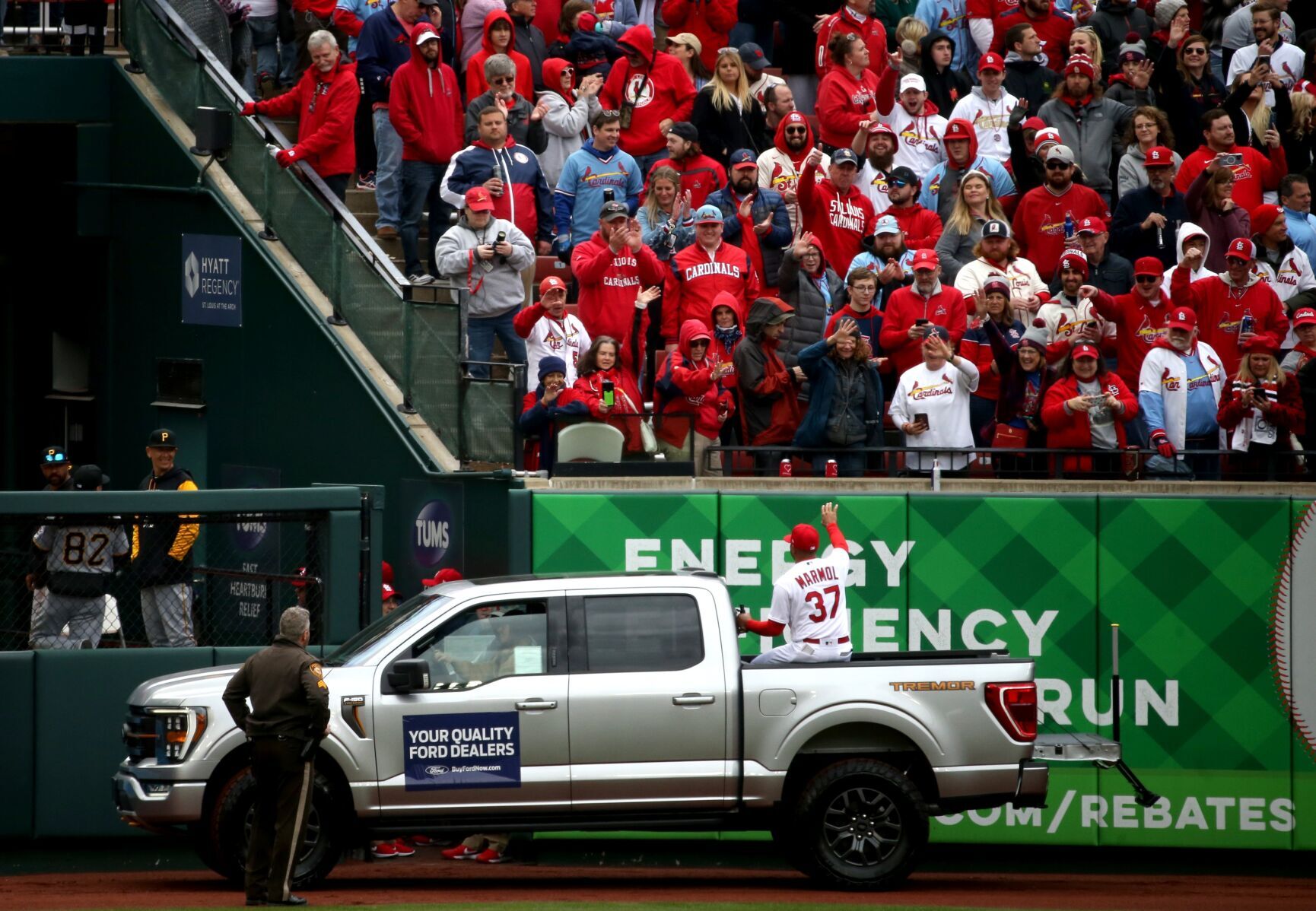 St. Louis Cardinals pregame ceremonies
